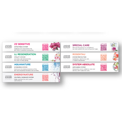 Affichettes pour les meilleurs soins de la peau - Anglais