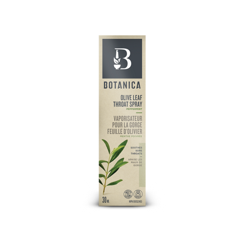 Spray pour la gorge Olive Leaf-Menthe poivrée-30 ml