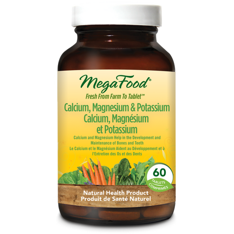 Calcium, magnésium et potassium-60 comprimés