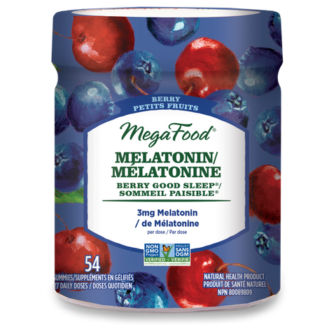 Bonbons gélifiés aux baies et à la mélatonine pour un sommeil réparateur-54 gommes