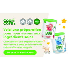 Capricare Available Here Shelf Talker - FRENCH - 0 - CC9004FR