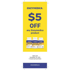Enzymedica $5 off Line Drive - Bilingual Coupon