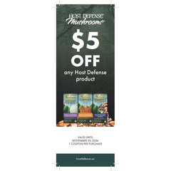 Host Defense $5 off line drive - Bilingual (20 coupons per book) - ea - H4154