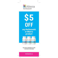 Herbasante $5 off line drive - Bilingual (20 coupons per book) - ea - HS9001