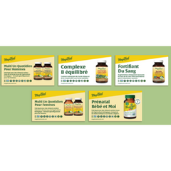 MegaFood Top Categories Shelf Talker - French - ea - M9621FR