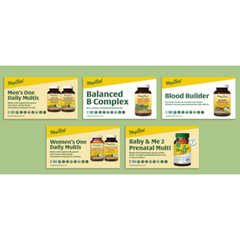 MegaFood Top Categories Shelf Talker - English - ea - M9621
