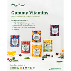 MegaFood Gummy Easel Sign - English - ea - M9588