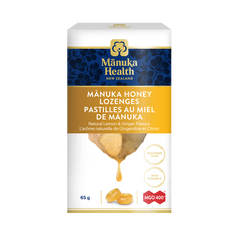 Pastilles au miel de manuka, citron et gingembre MGO 400plus-65 g