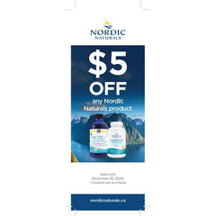 Nordic Naturals $5 off line drive - Bilingual (20 coupons per book) - ea - NN9005