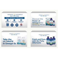Nordic Naturals Cod Liver Oils/Kids/Omegas/Promise Shelf Talkers - Set of 4 - ENGLISH - ea - NN9009
