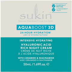 Crème de nuit riche en acide hyaluronique-50 ml